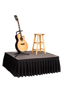 location de Scène portative avec guitar